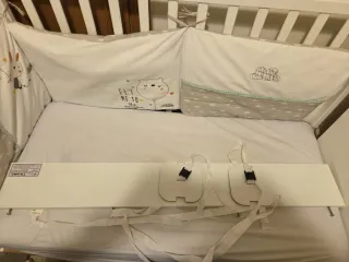 Cuna Trama Inova Madera Blanca