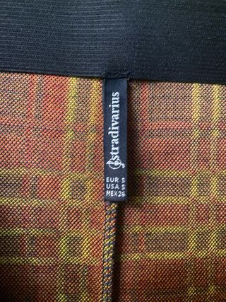 Falda cuadros escolar Stradivarius