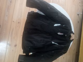 Chaqueta de moto negra