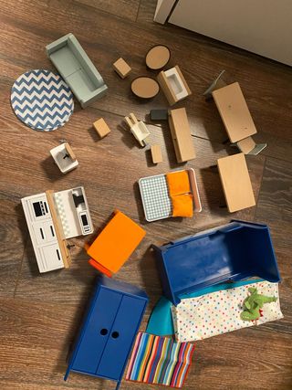Muebles Casa Muñecas Ikea Huset + Extras