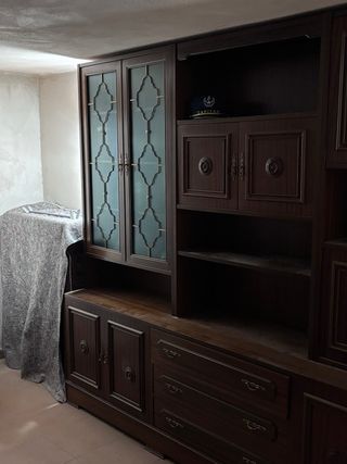 GRATIS Mueble de salón modular madera y cristal