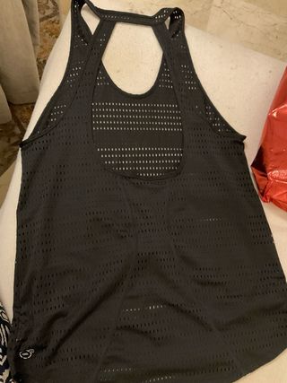 Camiseta Puma Malla Negra Mujer