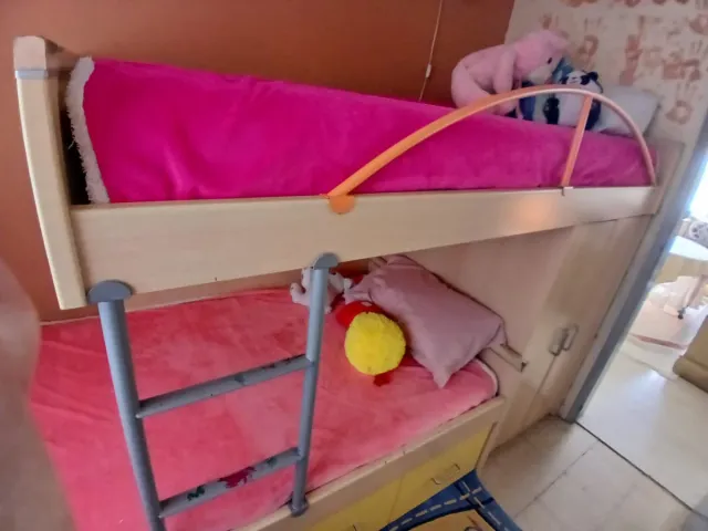 Litera infantil con armario i cajones
