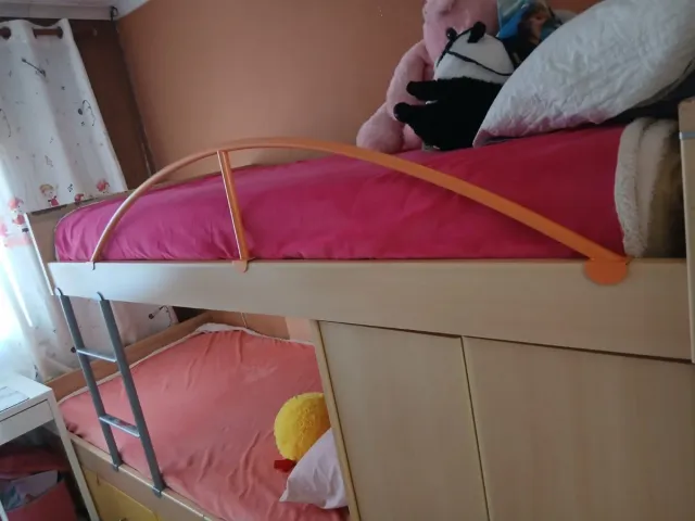 Litera infantil con armario i cajones