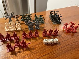 Hero Quest: 45 figuras + decorados juego 1989
