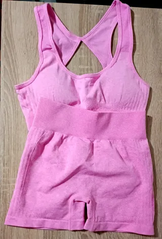 Conjunto deportivo mujer rosa S