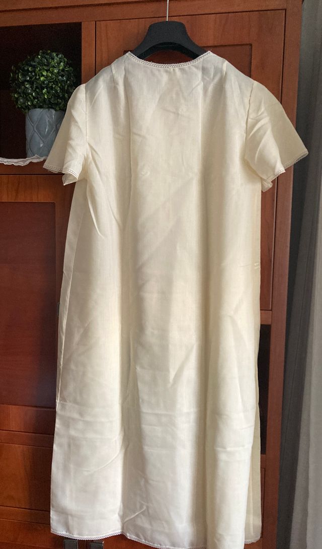 Camisón clásico La Seda crema