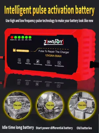 Cargador Batería Inteligente 12V 2AH-50AH