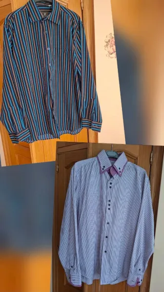 Camisas Hombre Rayas Talla XXXL Sin Estrenar