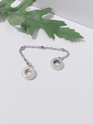 Charm Pandora Plata con Cristales Azules