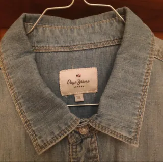 Camisa Denim Pepe Jeans Azul (origina)