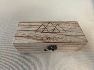Caja de madera decorada The Wood Stock