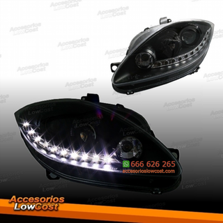 FAROS CON LUZ DIURNA LED SEAT LEON 1P, ALTEA 5P Y