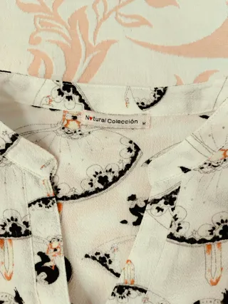 Blusa mujer estampado bailarinas