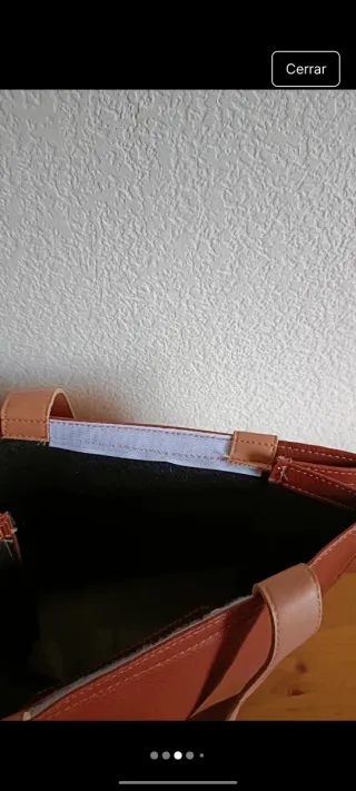 Bolso de cuero con monedero a juego