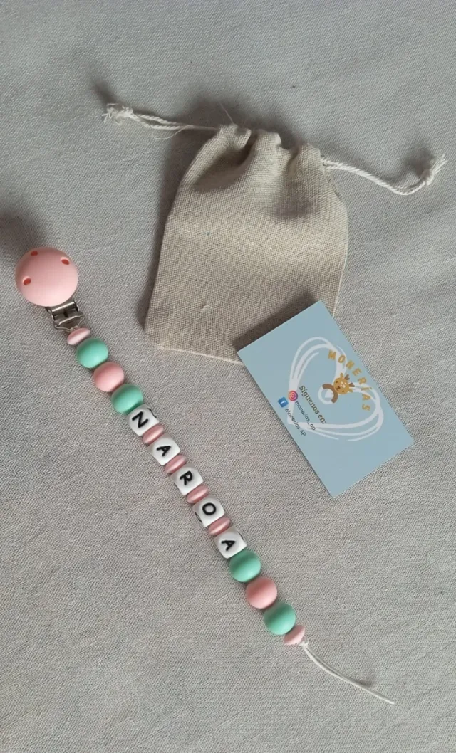 Chupetero personalizado 100% de silicona