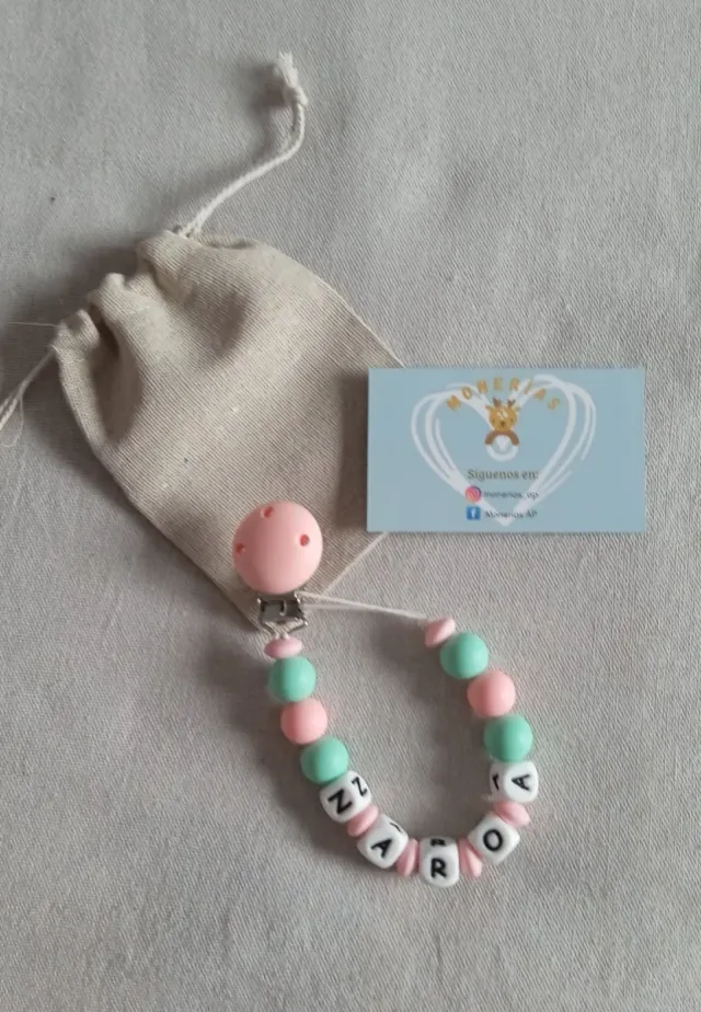 Chupetero personalizado 100% de silicona