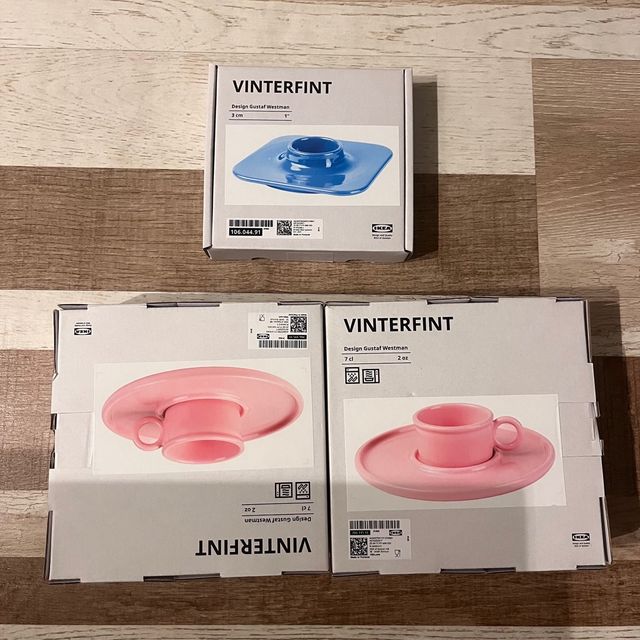 Tazza e piatto VINTERFINT IKEA x Gustaf Westman