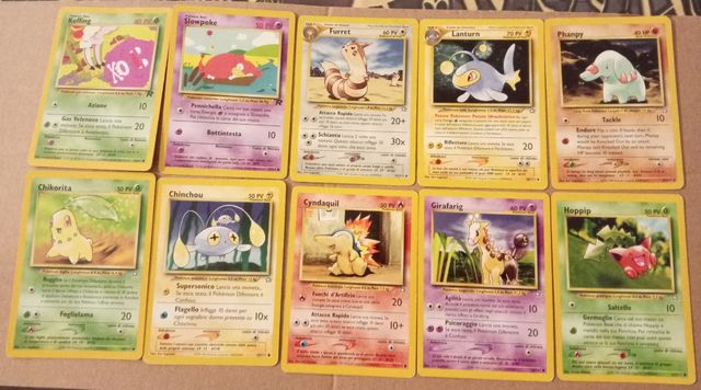 Mix 48 Carte Pokémon Vintage
