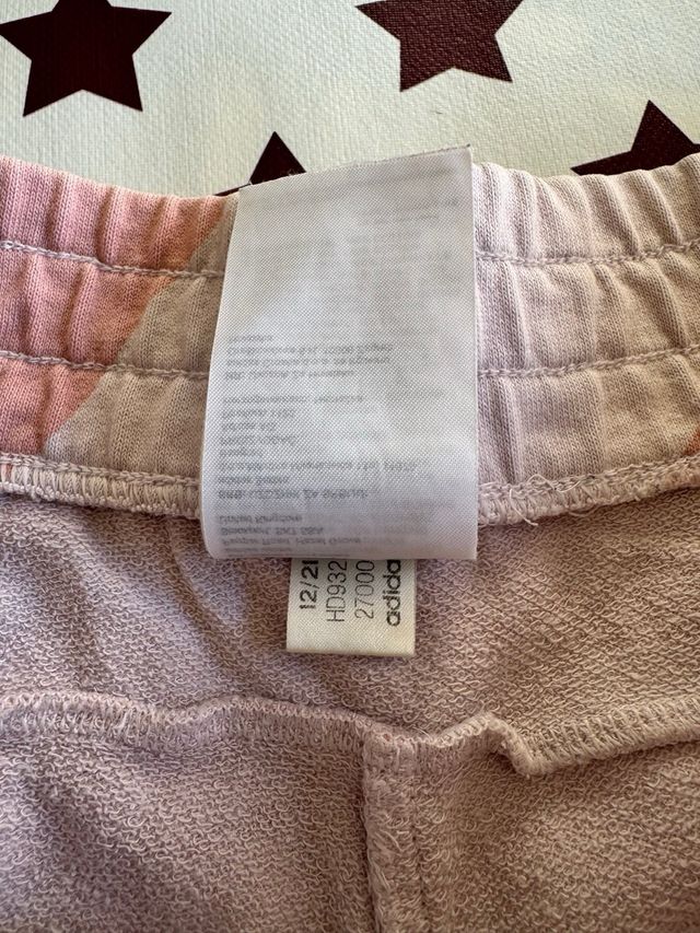 Shorts Adidas entrenamiento rosa y blanco