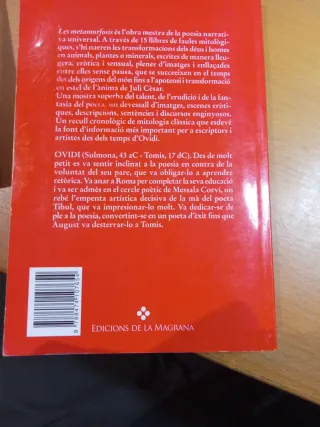 Les metamorfosis i-vi