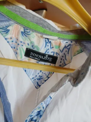 Camicia INNOVATION bianca e fantasia