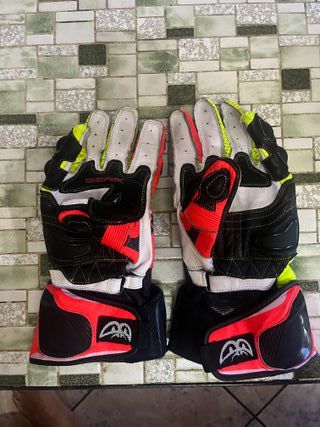 Guanti Moto Berik Neri e Giallo Fluo