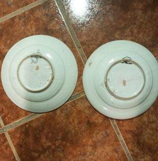 Set di 2 piatti in ceramica