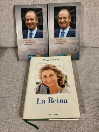 "Juan Carlos, el rey de un pueblo" y "La reina"