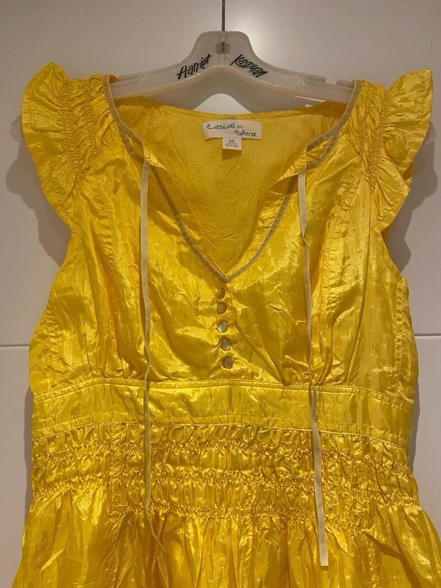 Vestido Sfera Amarillo Talla M