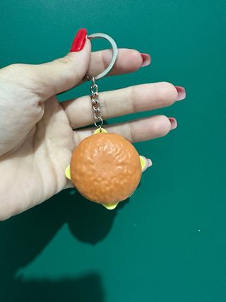 Llavero hamburguesa artesanal