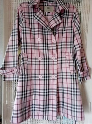 Gabardina Burberry Rosa Multicolor