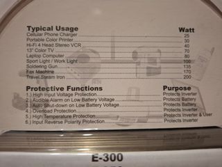 Inversor 12V DC a 220V AC 200W IFONDC 