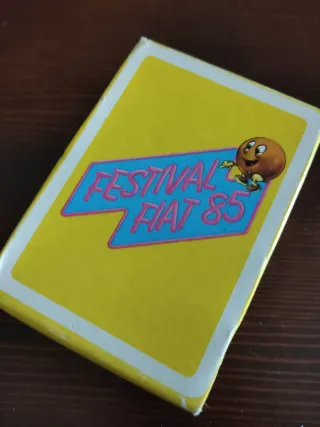Carte da gioco Festival Fiat 85