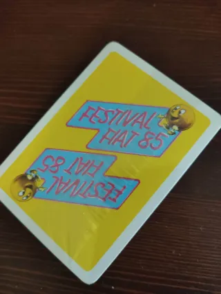 Carte da gioco Festival Fiat 85