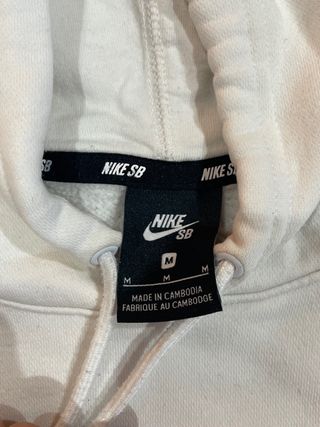 Sudadera Nike SB Blanca Talla M