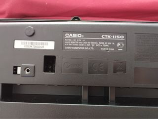 Pianola Casio CTK-1150 a batterie