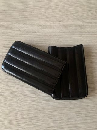 Custodia per 4 sigari in pelle