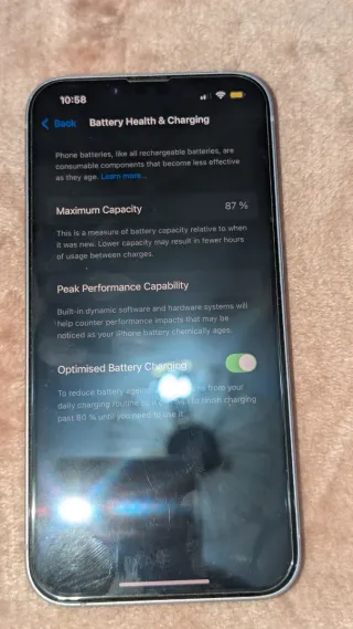 iPhone 14 Morado/Plateado