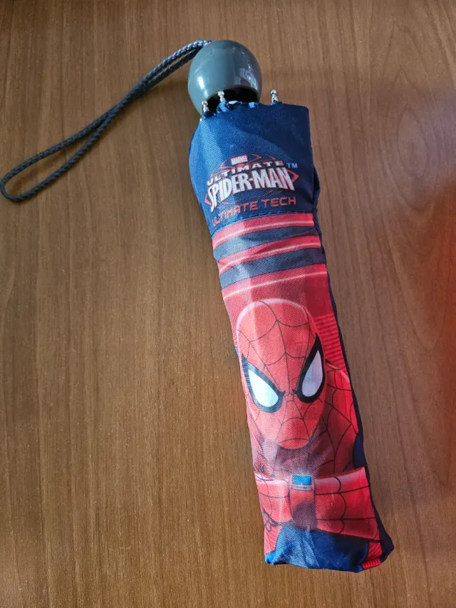 Ombrello Spiderman Perletti Rosso