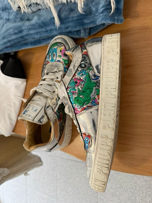 Zapatillas Philipp Plein Plata