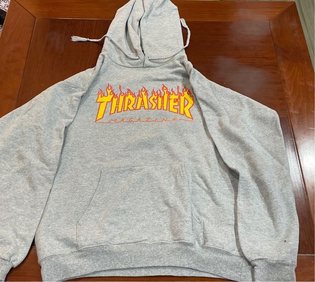 Sudadera Thrasher Gris Talla S