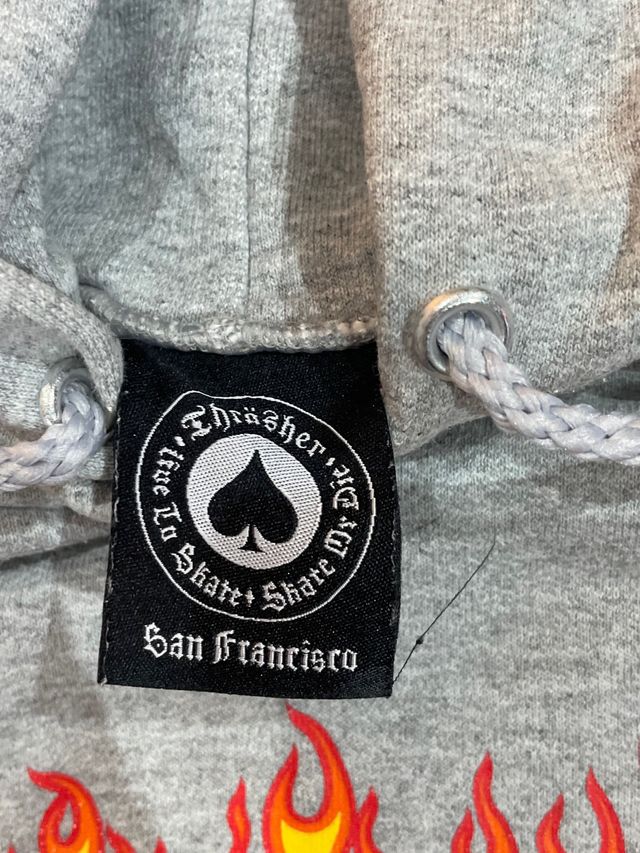 Sudadera Thrasher Gris Talla S