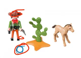 Playmobil 5373 Western con Coche y Cactus