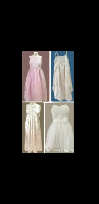 LOTE 4 VESTIDOS DE NIÑA HALLOWEEN Y CARNAVAL