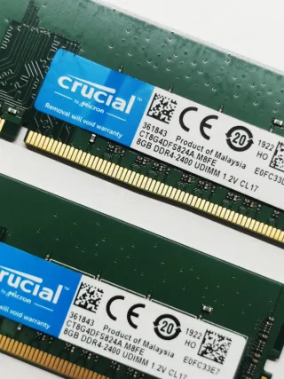 4x8GB Crucial Micron DDR4 RAM 