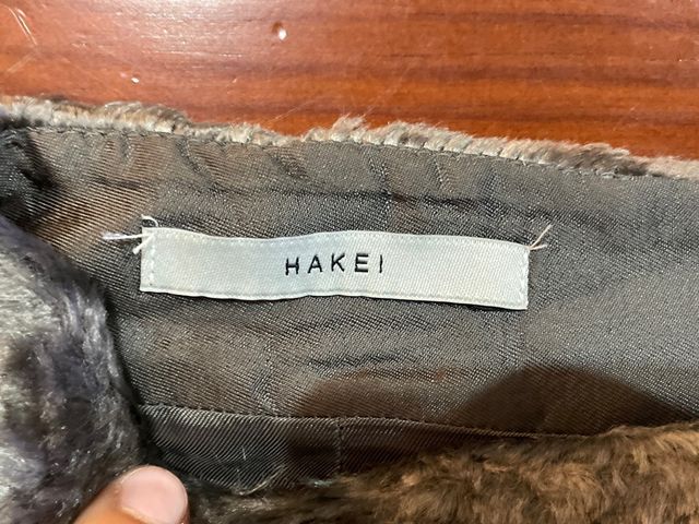 Falda Hakei Marrón Terciopelo Talla S