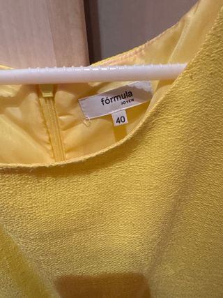 Vestido amarillo niña talla 40