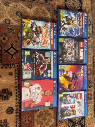 Lote de 8 Videojuegos PS4