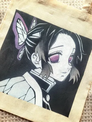 Totebag de Shinobu Kocho, Kimetsu No Yaiba
